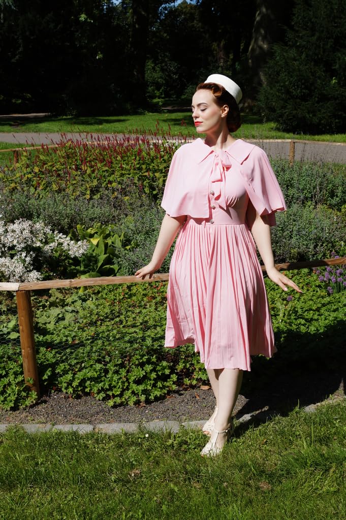 Vintage Tie Neck Women Dress - OneBag