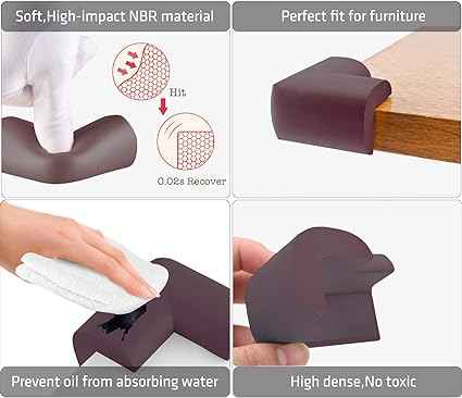12 Pcs Baby Proof Table Corner Guard Protector, Furniture, Desk, Corner Protector