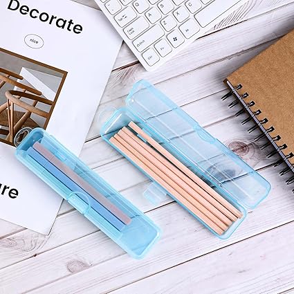 2 Pcs Portable Toothbrush Case, Clear Blue Travel Toothbrush Holder Cover - OneBag