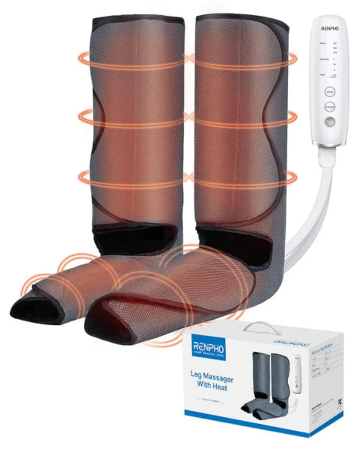Leg Massager with Heat, Foot and Calf Compression Massage for Relaxation - OneBag