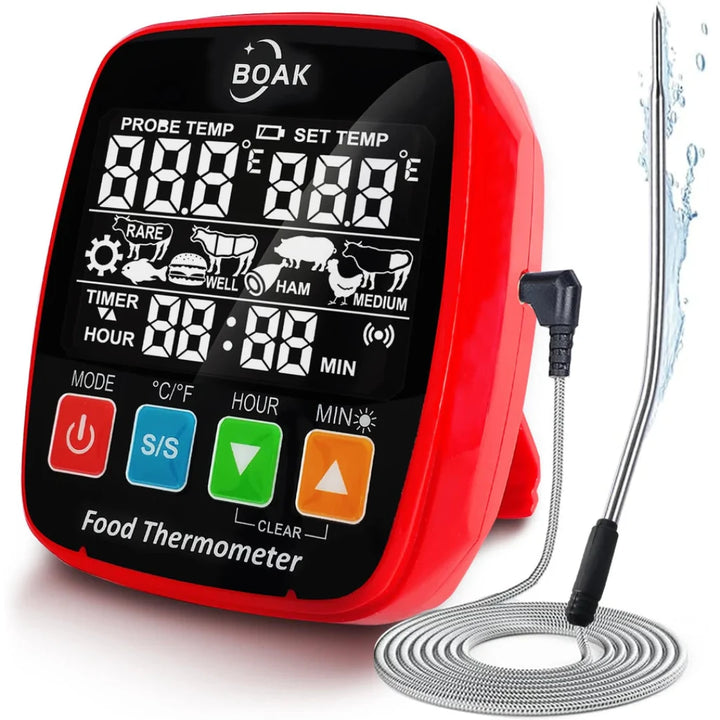 Food Thermometer for Cooking with Buzzer Alarm - OneBag