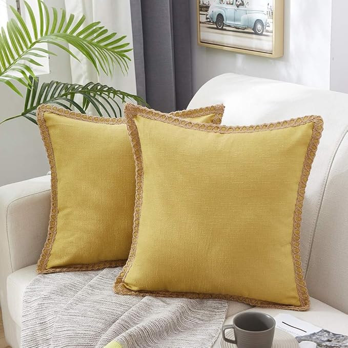 2 Pcs 18x18 Inch 45x45 cm Cushion Covers - OneBag