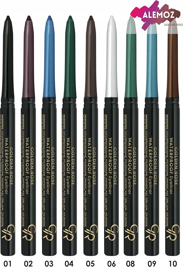 Golden Rose Waterproof Eyeliner Automatic Eye Pencil Waterproof 01 - OneBag