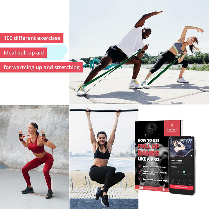 Resistance Band Pull Up Band, Heavy Fitness Exercise Band for Yoga, Pilates, Crossfit - OneBag