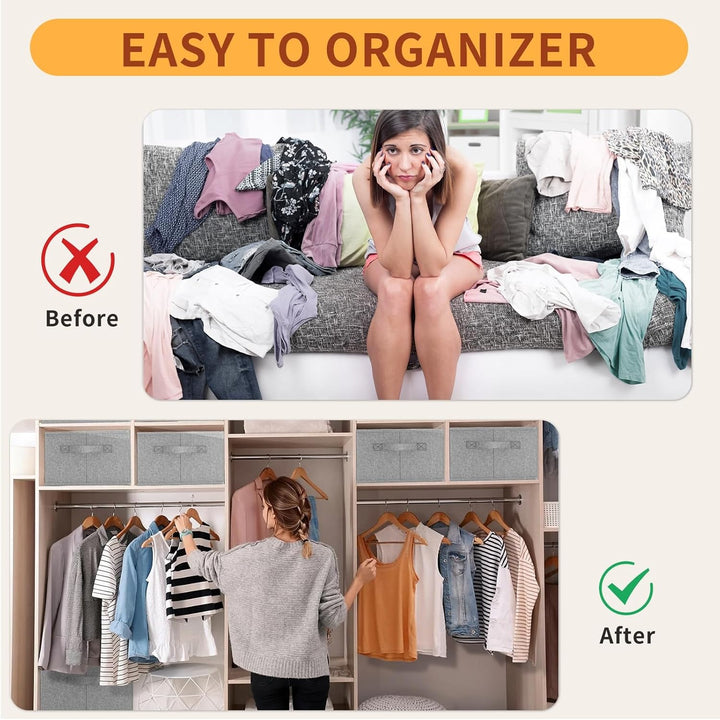 1 Pcs Wardrobe Pants Closet Storage Organiser, 12 Pocket Foldable Organizer - OneBag