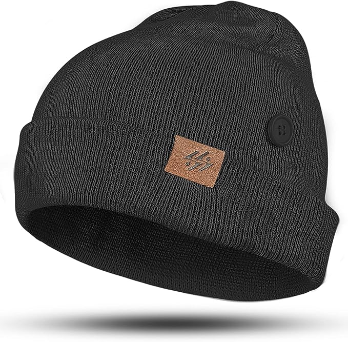 Black Beanie Hat Winter Hat for Men and Women, Stretchy Soft Knitted Hat Unisex - OneBag