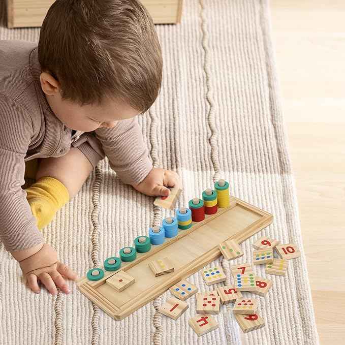 kids Montessori Number Blocks