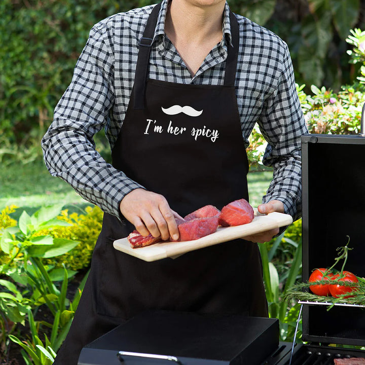 The Boss The real Boss Wedding Anniversary Gift, Mr & Mrs - Married Gift Apron - OneBag