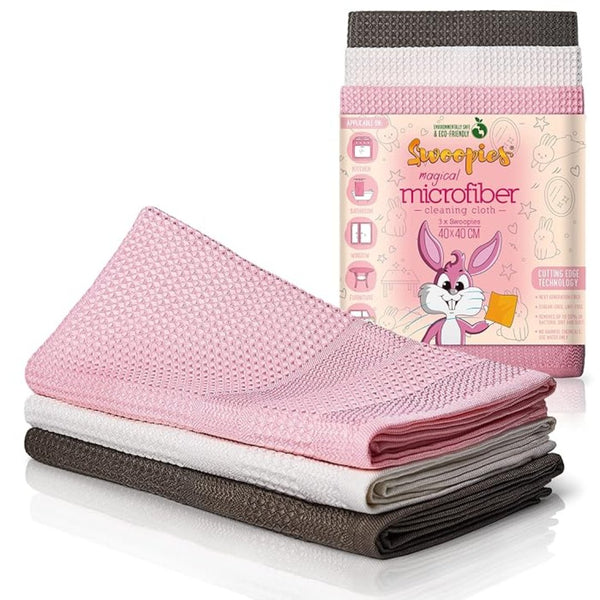 3 Pcs All Purpose Microfiber Cloths