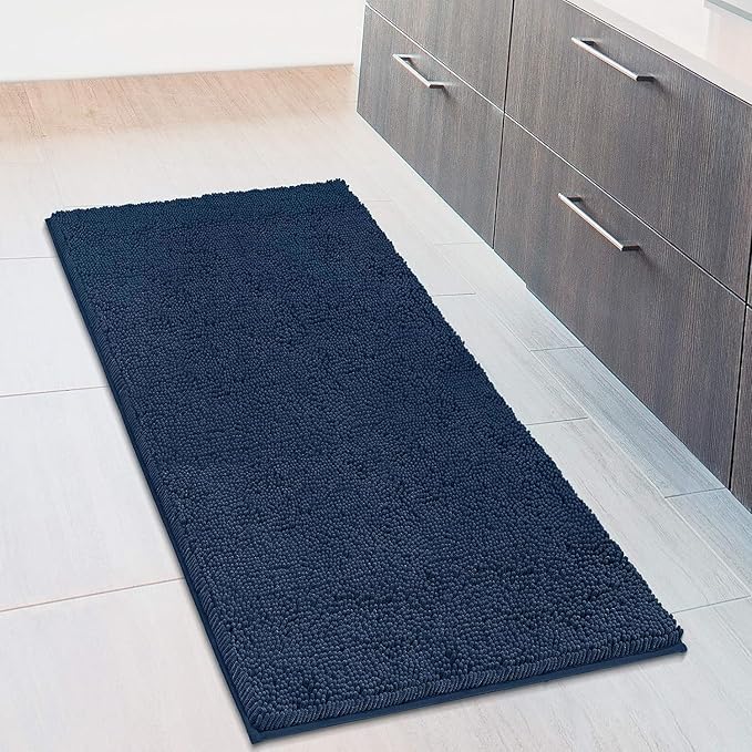 Absorbent and Machine Washable bathroom Mat, Soft Plush Bath Rug, Bathroom Accessory - OneBag