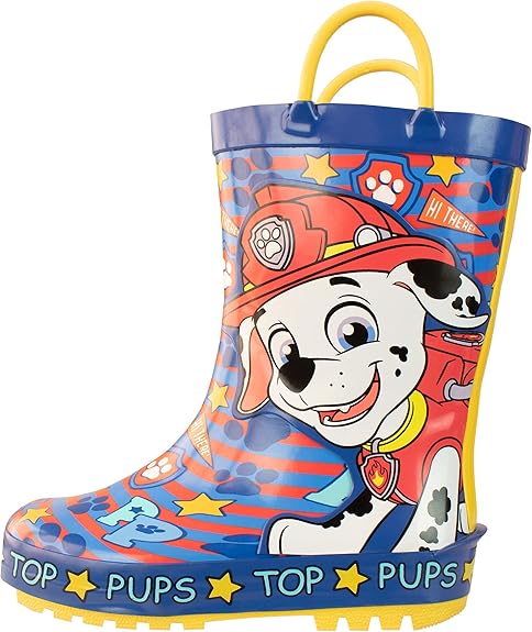 Paw Patrol Kids Wellington Boots Marshall Size 8 - OneBag