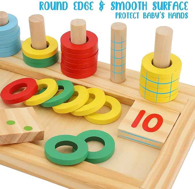 kids Montessori Number Blocks