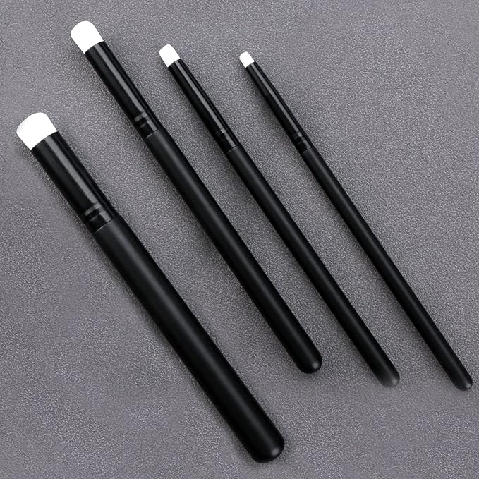 4 Pcs UNIMEIX Mini Blending Brushes for Card Making, Ink Blending Brushes - OneBag