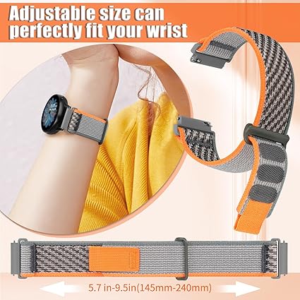 2 Pcs 20mm 22mm Nylon Quick Release Smart Watch Strap - OneBag