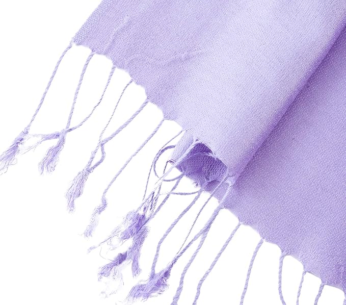 Lilac Signare Pashmina Shawls and Wraps Scarf for Women - OneBag