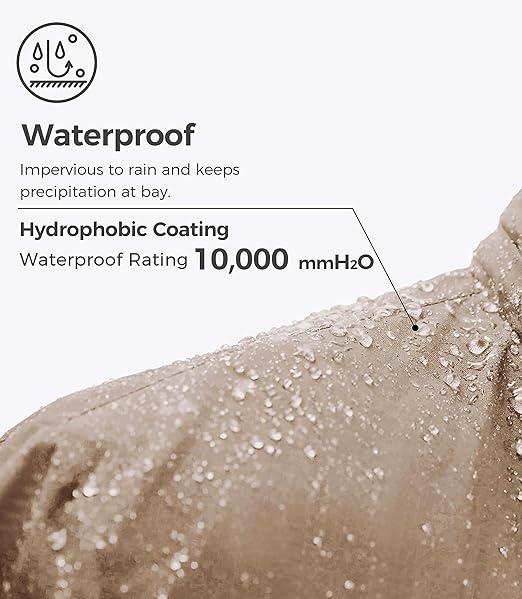Waterproof Jacket For Men Outdoor Warm Windbreaker Jackets with Detachable Hooded - OneBag