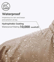 Waterproof Jacket For Men Outdoor Warm Windbreaker Jackets with Detachable Hooded S - OneBag
