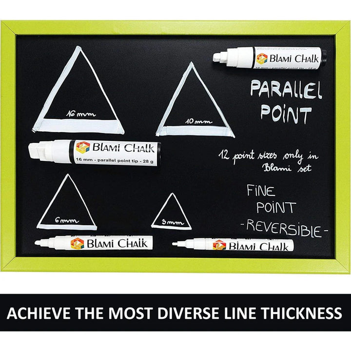 4 Pcs Liquid Chalk Pens, Non-Toxic Water-based Erasable for Glass Plastic Metal Chalkboards - OneBag