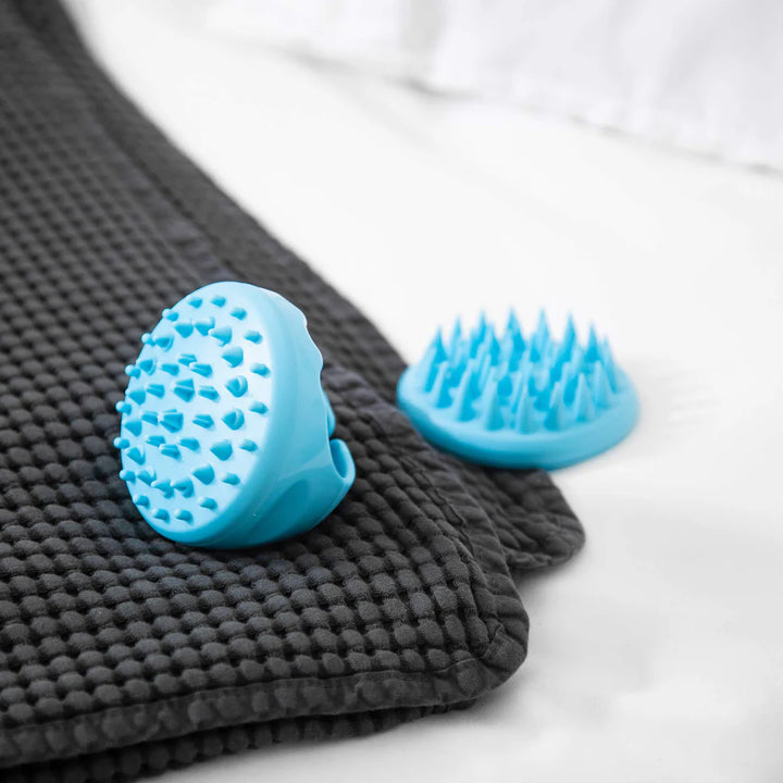 Silicone Scalp Massager Scrubber, 2 Massage Removal Heads - OneBag