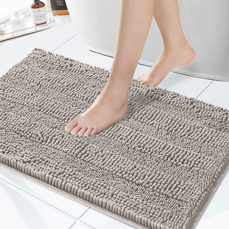 50x80cm Absorbent and Machine Washable bathroom Mat, Soft Plush Bath Rug, Bathroom Accessory - OneBag