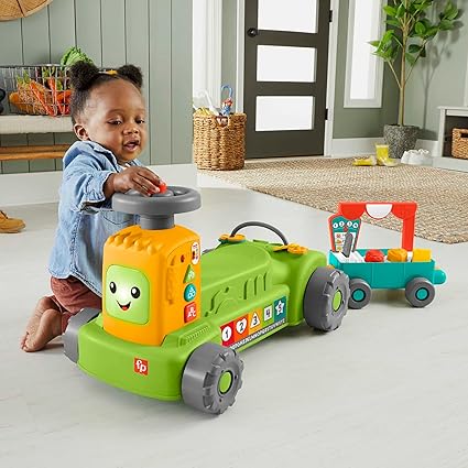 Fisher-Price Multicolor First Educational Games, HRB83, Children Toddler Car Truck - OneBag