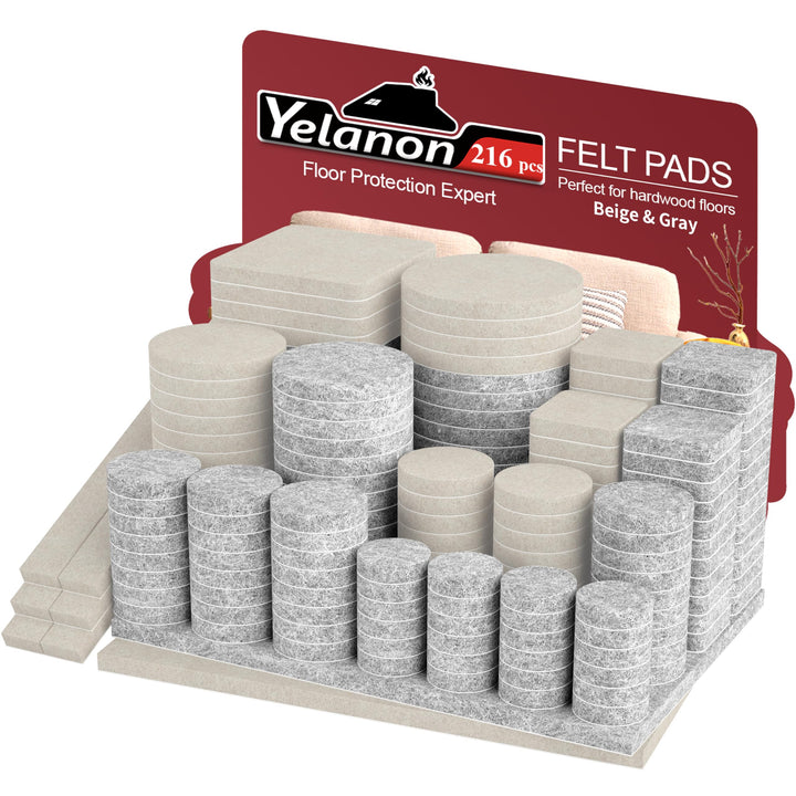 Non Slip Furniture Pads, Non Skid for Furniture Legs - OneBag