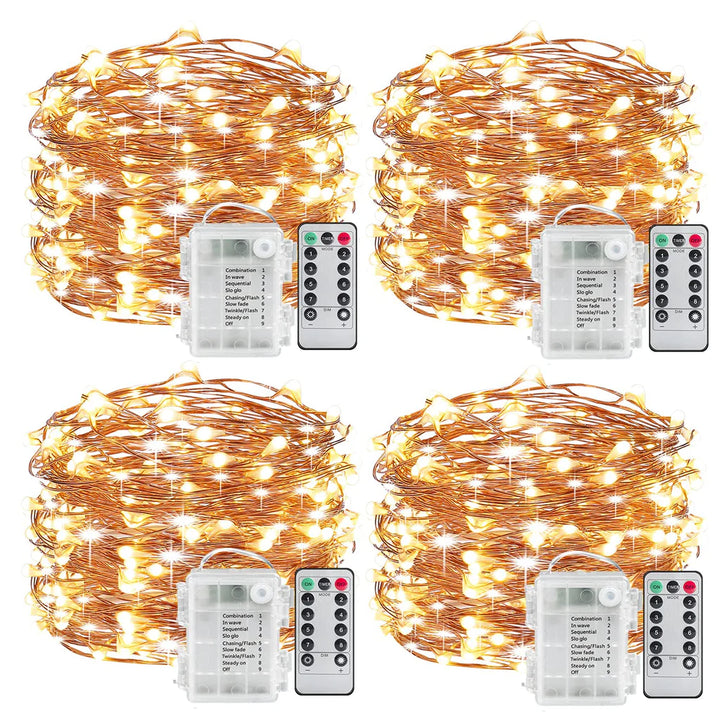 50 Mini Led String Lights, Fairy Lights 5M, 8 Mode Remote Control with Timer - OneBag
