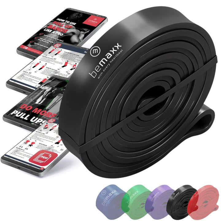 Resistance Band Pull Up Band, Heavy Fitness Exercise Band for Yoga, Pilates, Crossfit - OneBag
