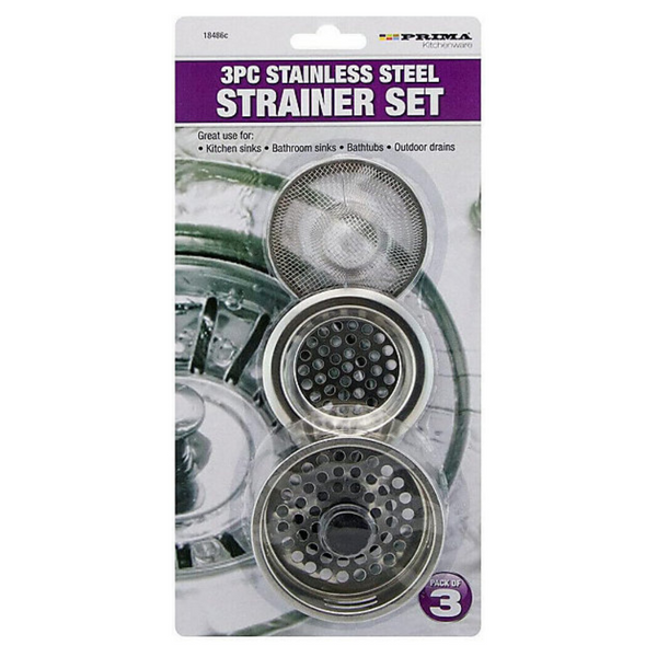 Sink Strainers Drain Basin Waste Catcher Food Kitchen Bath Stainless Steel