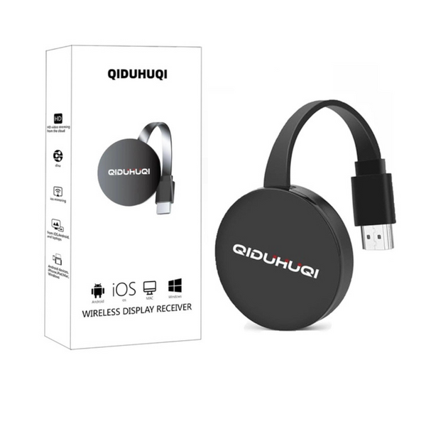 QIDUHUQI Wireless HDMI Dongle Wireless Display Dongle HDMI Adapter for iPhone/iPad/Android/iOS/Windows/Mac Laptop