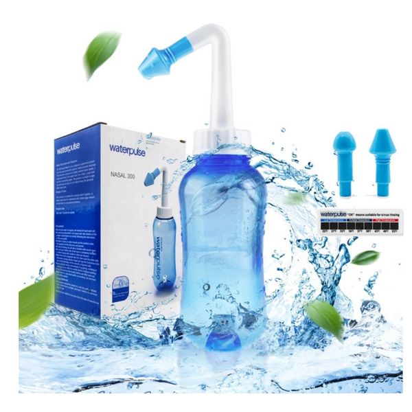 Sinus Rinse Kit,Sinus Rinse,Nasal Rinse, Neti Pot, Neti Pot Sinus Rinse,300ml Neti Pot Sinus Rinse Kit (0 Packets Nasal Wash Salt)