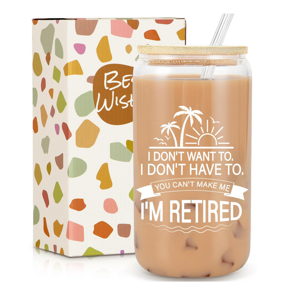 Gift for Women Men Retirees, Teachers, Coworkers, Colleagues - Cool Best Decorations (I'm Retired)