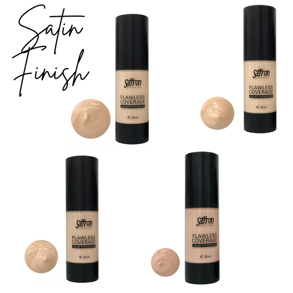 Liquid Face Foundation Makeup Glowing Satin Finish 35ml
