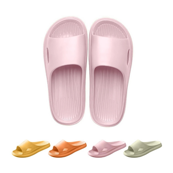 Shower Slipper Slippers Home Household Couple Comfortable Fashion Sandals, Slippers Outdoor Fashion Bathroom Sandals(Pink,4-4.5)
