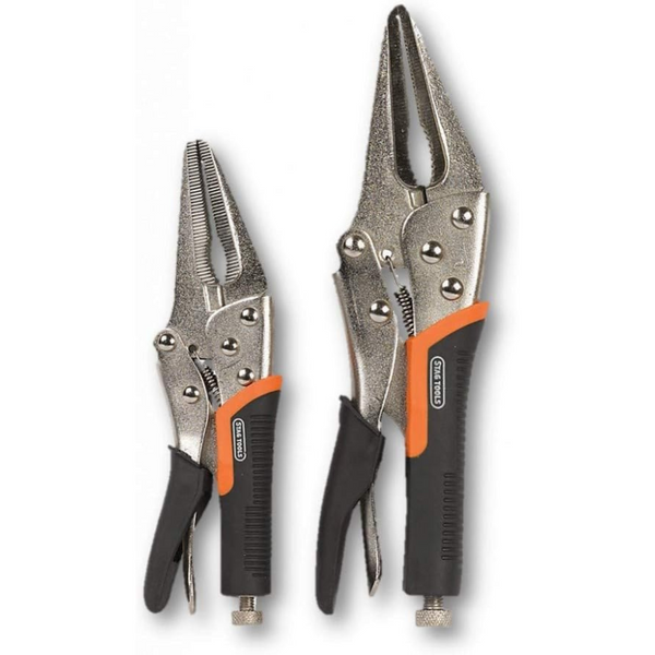 TETROSYL LTD Stag STA160 Long Nose Locking Pliers, 6-inch/ 9-inch