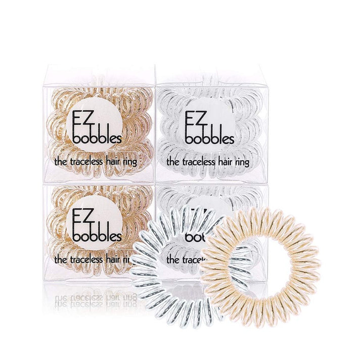 12 Pcs Hair Elastics, Spiral Hair Bands for Women and Girls - OneBag