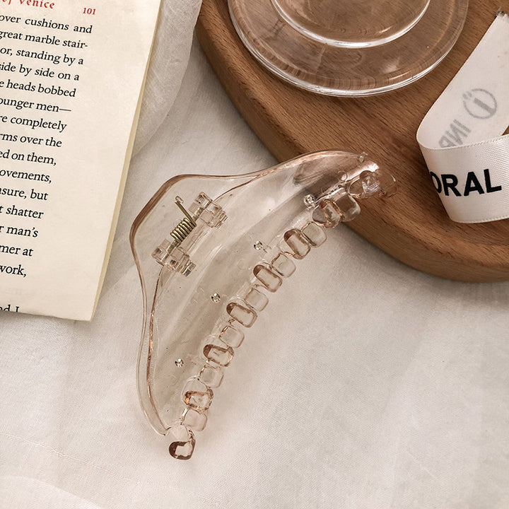 6 Pcs  Ladies Women Large and Small Hair Clamp Accessories Plastic Acrylic Hair Claws For Thick Hair - OneBag