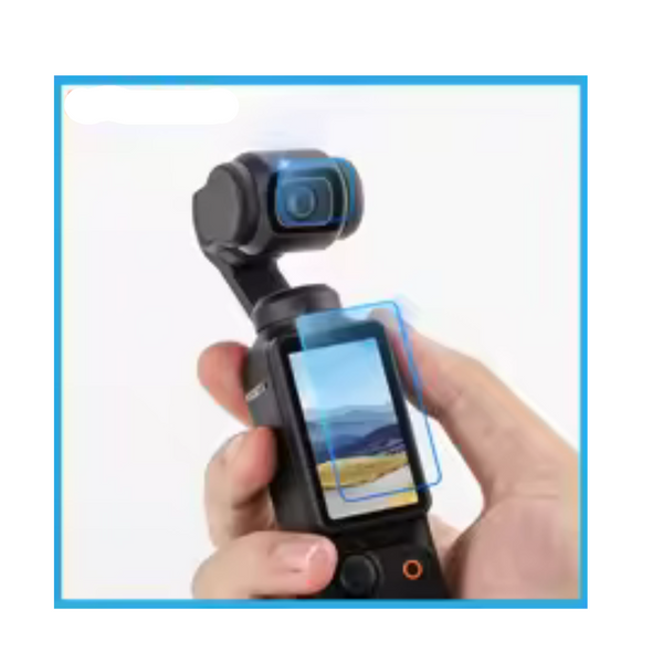 3 Pcs Sunnylife Screen Len Protector For DJI Pocket, 3 Lens Protective Film Gimbal Cover Accesorios For Osmo Pocket
