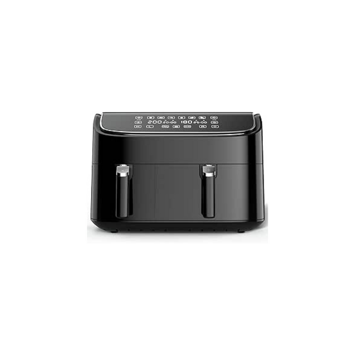 9L Dual Air Fryer, 3L+6L XL Capacity Dual Zone Digital Air Fryer, 2 Drawers, Non-Stick, Sync-Finish, 6L for Whole Chicken, 6 in 1 Cooking Presets - OneBag