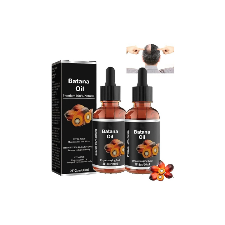 2 Pcs Batana Hair Oil for Healthy Hair Growth,Promotes Hair Wellness for Men & Women, Enhances Hair & Skin Radiance,Leaves Your Hair Smoother - OneBag