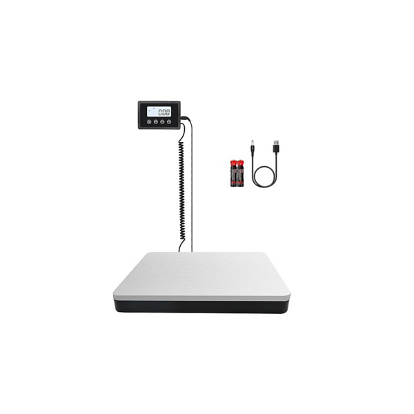 UNIWEIGH Shipping Scale 440lb,Digital Postal Scale with Hold and Tare Function,Heavy Duty Shipping Package Scale for UPS USPS Post Office,Luggage Scale with Durable Stainless Steel Large Platform