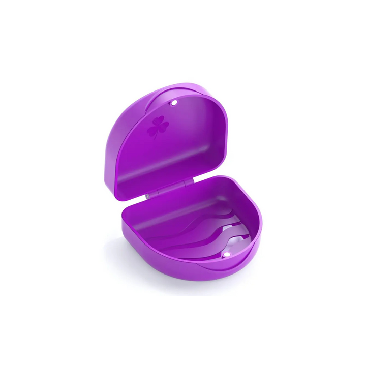 Purple Retainer Case, ARGOMAX Aligner Case, 1 Piece Braces Box, Orthodontic Box, Small Denture Box - OneBag