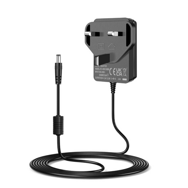 9V Charger UK Mains Plug Compatible with TP-Link Tapo C100 C200 C210 C310 C320WS TC60 TC70 Indoor Security Camera Replacement Power Adapter Cable