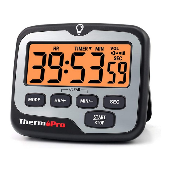 Kitchen Timer Digital Cooking Timer with Large LCD Display Volume Alarm Timer