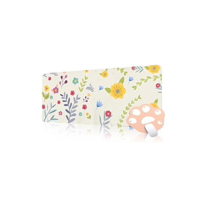 Desk Mat, Stitched Edge Waterproof Smooth Surface, Premium Mousepad with Non Slip Rubber Base - OneBag