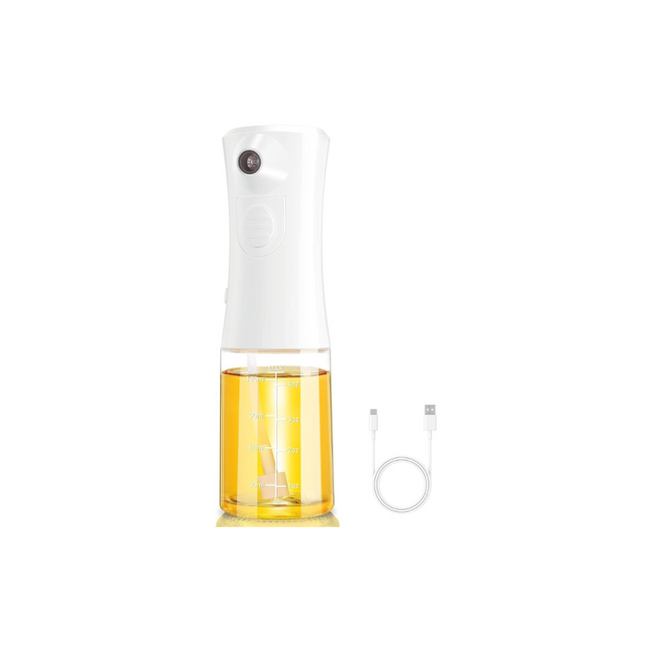 Electric Oil Spray Bottle, Olive Oil Sprayer Mister, Glass Oil Dispenser Bottle, Real Fine Mist Oil Vinegar Sprayer - OneBag