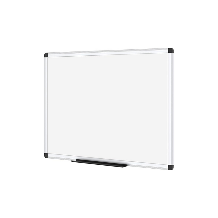 VIZ-PRO  60 x 45 cm Silver Aluminium Frame Magnetic Dry Erase Board - OneBag