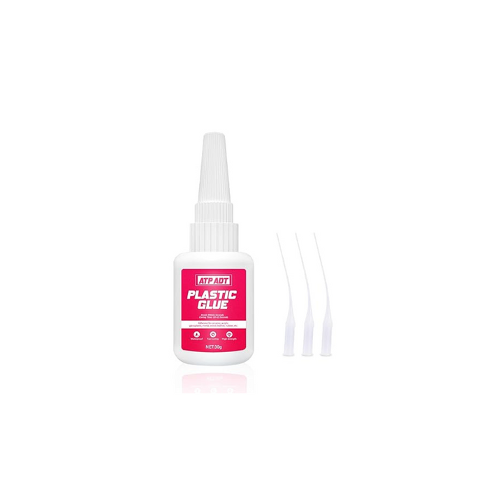 30g Plastic Glue, Super Instant Adhesive for Plastic Repair, Bonding & DIY Crafts, Strong Adhesion for Plastic, Acrylic & Other Materials - OneBag
