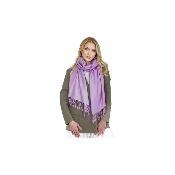 Lilac Signare Pashmina Shawls and Wraps Scarf for Women - OneBag