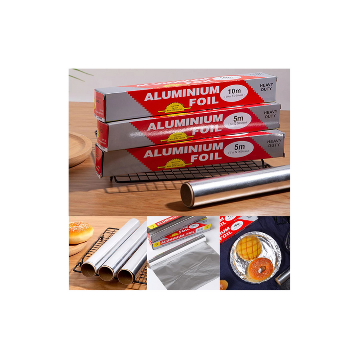 Heavy Duty Aluminum Foil Roll, Aluminum Foil Wrap for Cooking, BBQ, Baking, 0.015 micro thickness - OneBag